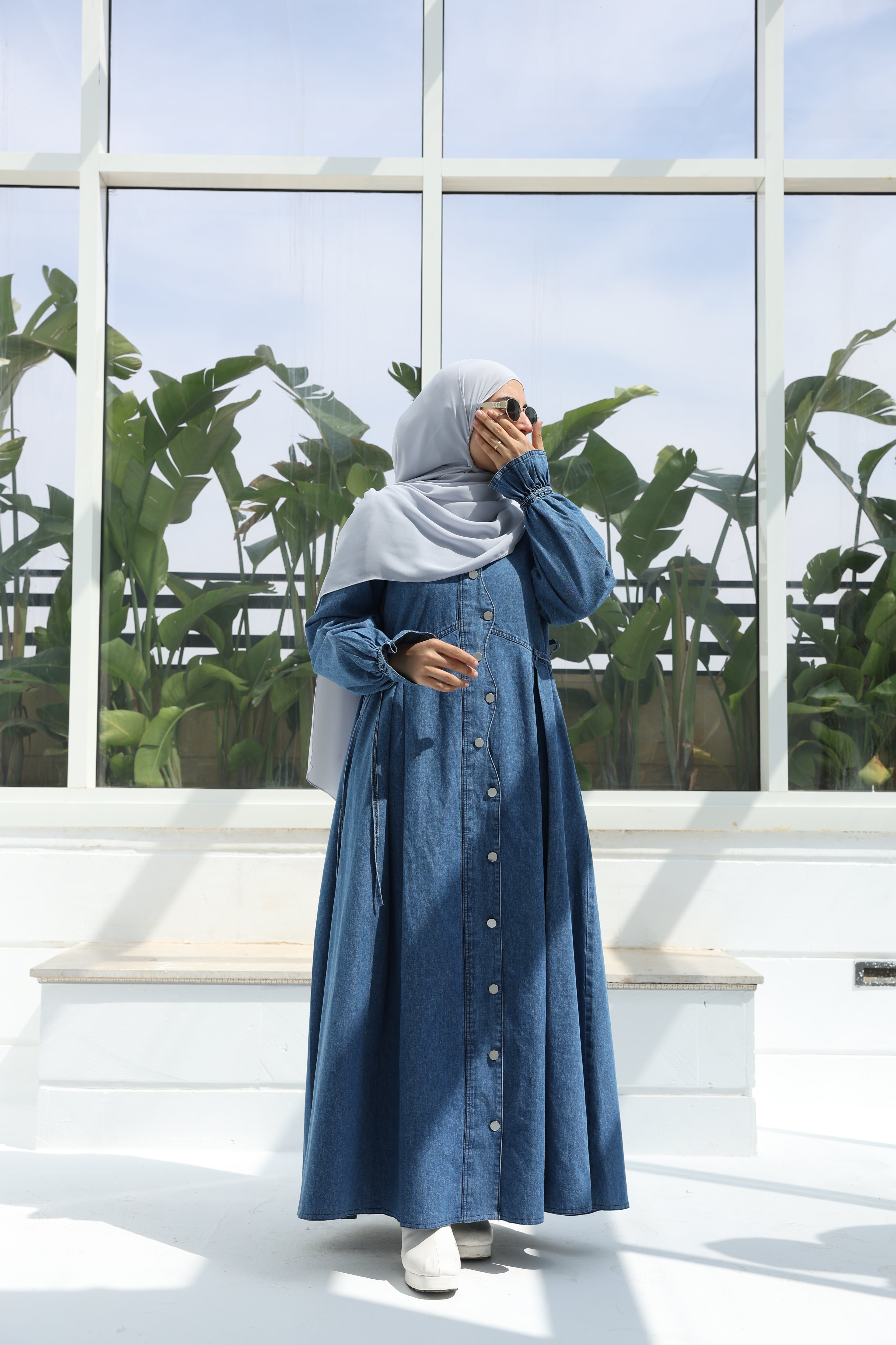 Jamila Denim Dress